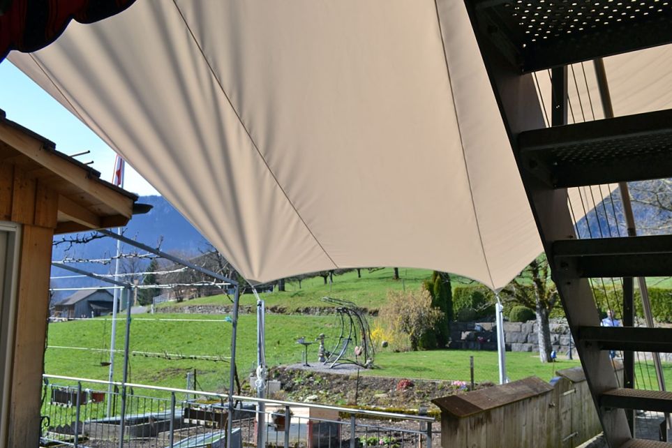 Textiles Bauen - Sonnensegel