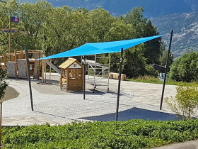 Neuanfertigung Sonnensegel für einen Kinderspielplatz